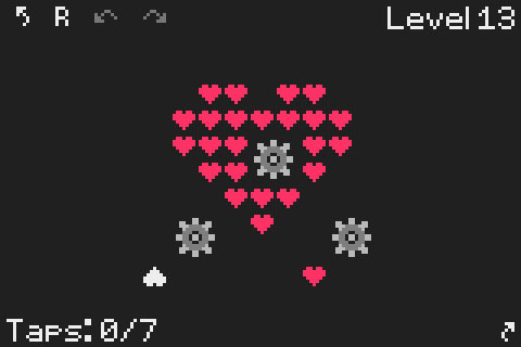 screenshot of these robotic hearts of mine game