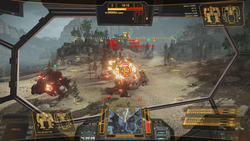 Mech Warrior Online Game: View 3